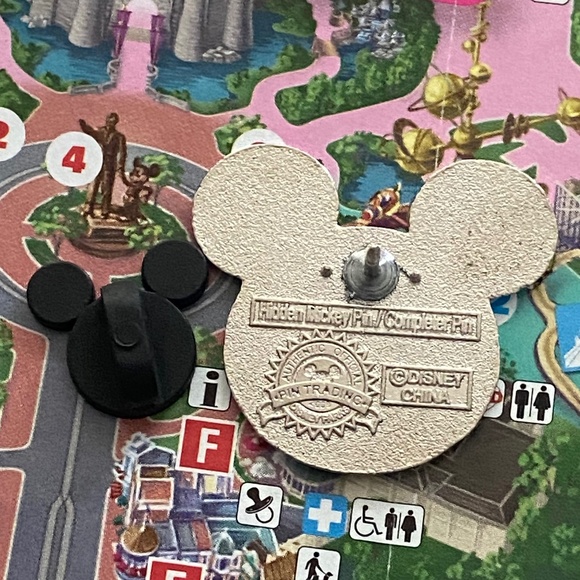 Disney parks Watermelon fruit mickey head completer hidden mickey pin 20… - Picture 2 of 3